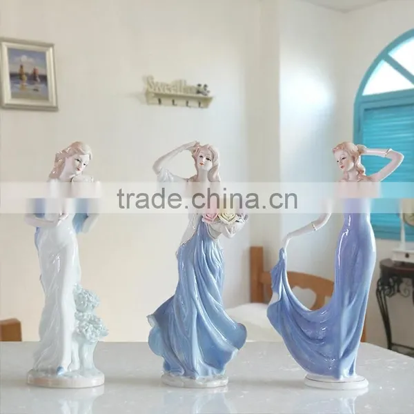 Classical Exquisite Elegance Porcelain Lady Figurine photo-2