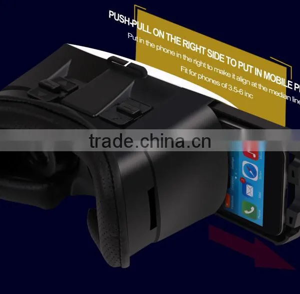 ZOOM FUNCTION VR Case 3plus 3D Glasses VR Box With Headstrap vr Glasses for Mobile Phone photo-3