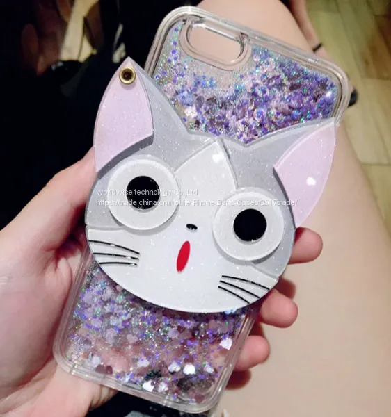 Cute Cartoon Mirror Cell Phone Back Cover Shell Soft Silicone Mobile Phone Cases for IPhone7/7Plus/6/6s/6plus/6splus photo-2