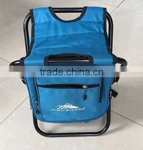 Fishing Stool With Cooler Bag/ Foldable Stool With Ice Bag