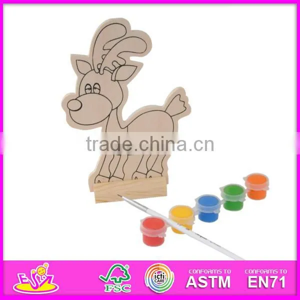 2015 Interesting Wood Paint Toy Kids Toy,DIY Wooden Toy Paint Toy for Children,Educational Toy Wooden Paint for Baby W03A054-x photo-3