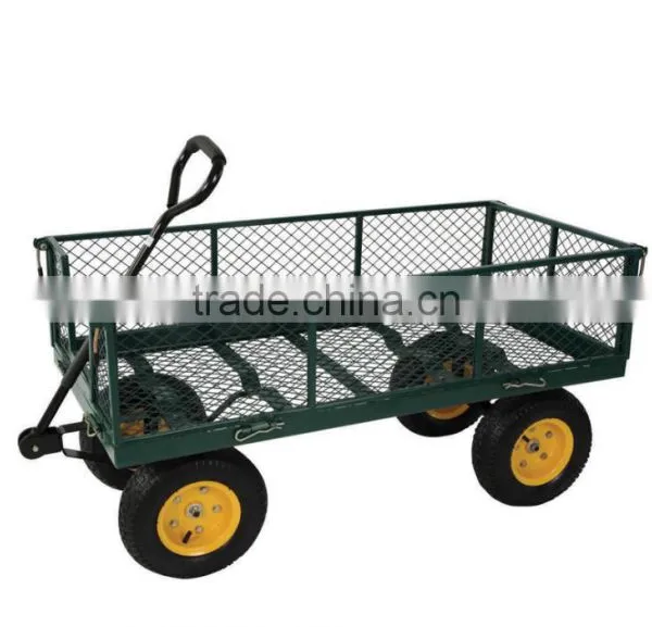 Garden Hand Tools Four Wheels Heavy Mesh Tool Cart TC1840 photo-3