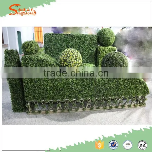Artificial Boxwood Mat for Sale Landscaping Home Garden Decoration Artificial Hedge Boxwood (Uv Protection) photo-4