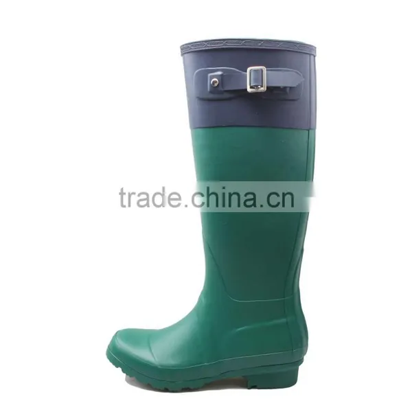 New Arrival Knee High Women Rain Boots Rubber Boots Wellington Gumboots photo-4