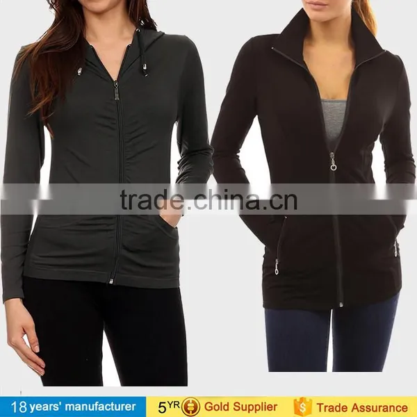 Women Autumn Sweater Thicken Embossed Print Pullovers Zipper Hoodie Moleton Coat