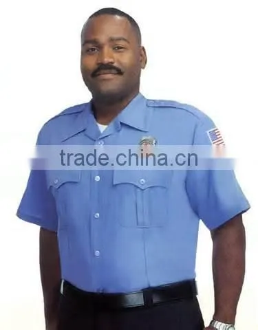 OEM Custom Logo Men's Security Guard Uniform Shirts photo-6