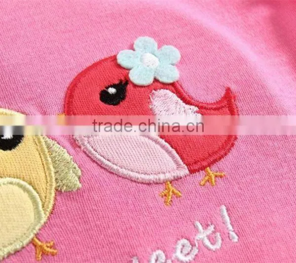 Fashion Mom and Bab Branded Girls Shirts Guangzhou Supplier photo-3