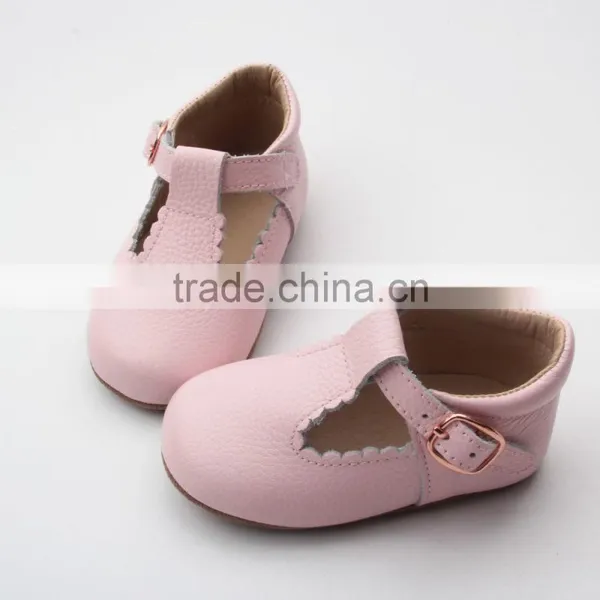 2017 OEM Factory Leather Baby Shoes Rubber Sole Baby Dress Shoes photo-6