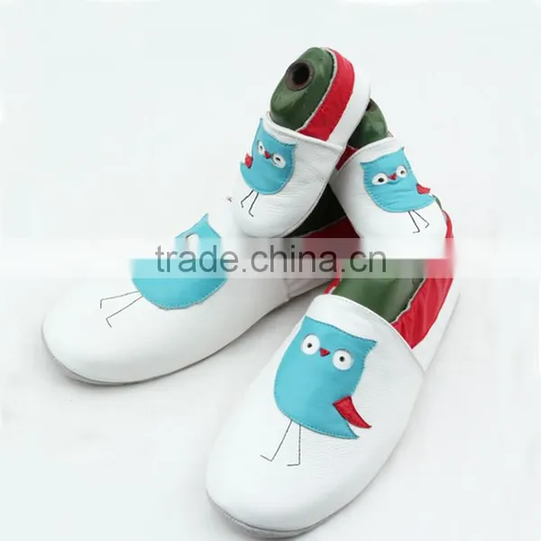 Family Indoor Shoes Wholesle Soft Leather Slipper photo-4