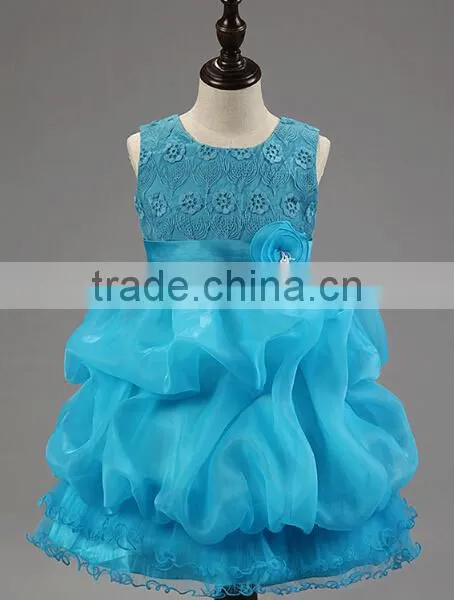 Walson Anna Frozen Cosplay Wholesale Party Frozen Shoulder Flowers Crocheted Skirt photo-2