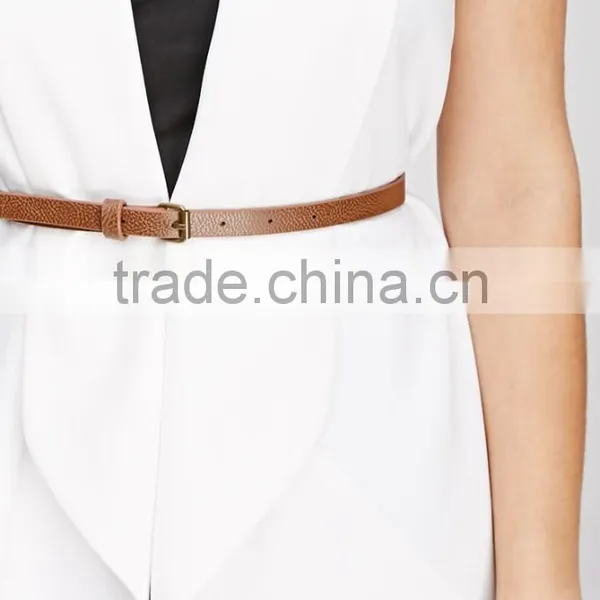 Fully Lined Sleeveless Longline Women Vest Lightweight Vest 2015 photo-5
