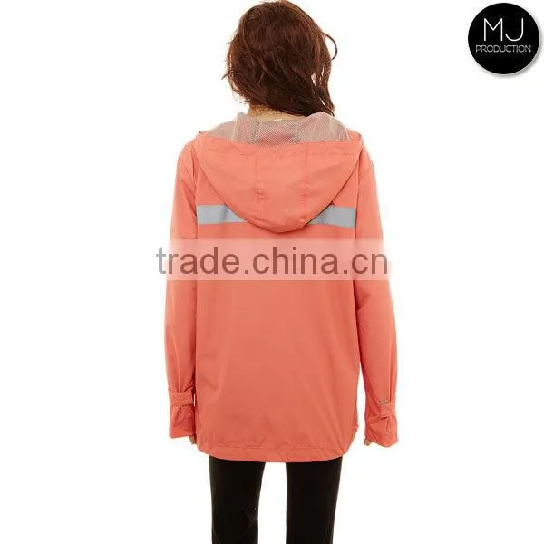 Wholesale Custom LOW MOQ Plus Size Women Waterproof Rain Coat With Hoody photo-2