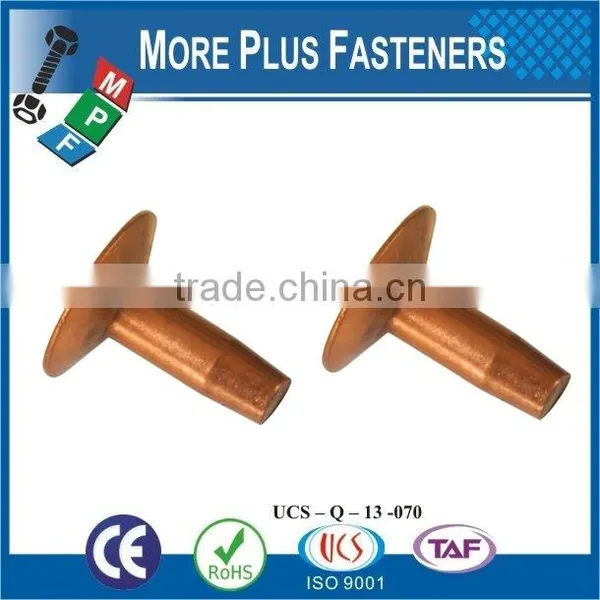 Made in Taiwan Round Head Rivet POP Rivet River Screw Copper Rivets photo-3