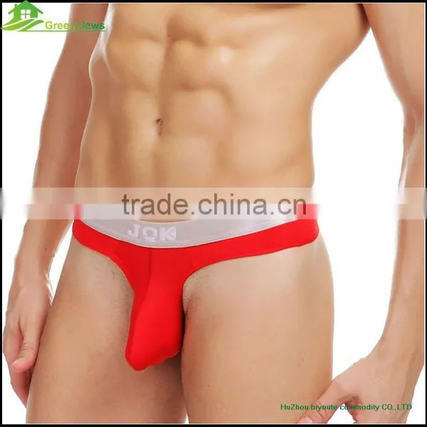 Men Thong Sexy Gay Thong T Back for Boy Hot Sell g Strings Penis Cover Men Wearing g Strings in Stock photo-3