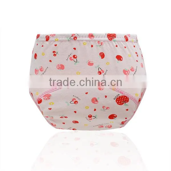 Hot Selling 7 Designs Leak-proof Baby Training Pants Full Printed Pure Cotton Baby Cloth Diaper photo-3