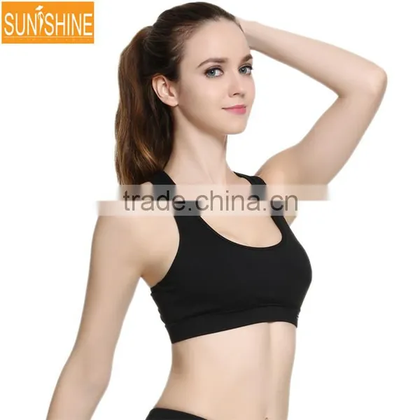 2017 OEM Service Fashion Sports Bra Custom Women's Running Yoga Sports Bra photo-3
