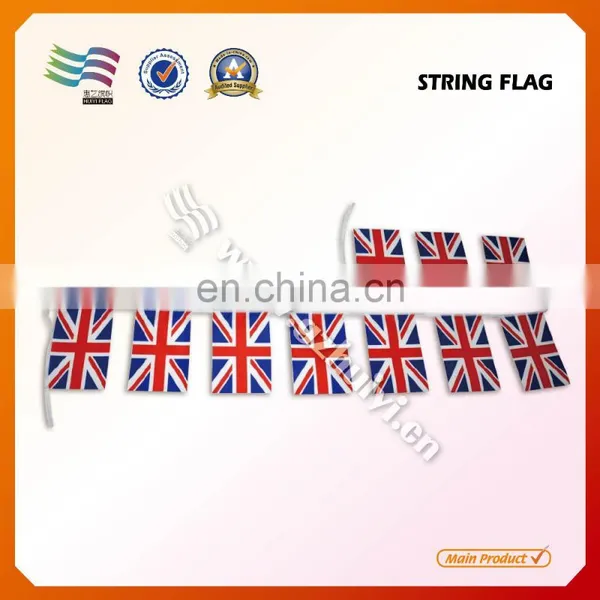 Custom Promotion Hanging National Flags on String photo-2