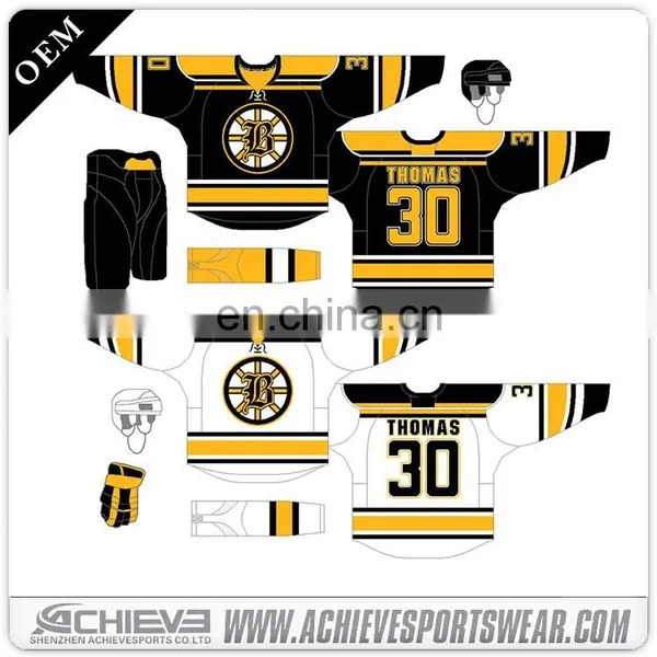 Wholesale Custom Sublimation Ice Hockey Jerseys , Design Pro Ice Hockey Jerseys Apparel photo-3