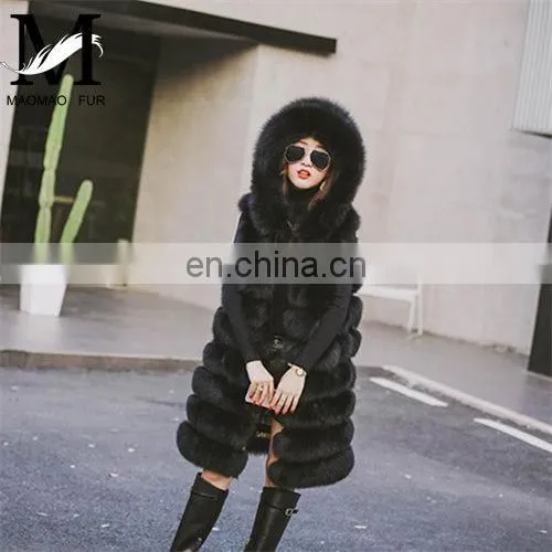 2015 Top Quality Lovely Fur Vests Women Outer Wear Vest Real Blue Fox Fur Coat China photo-6