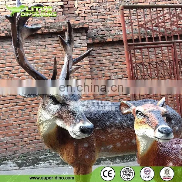 Supply Many Life Size Animals Animatronic Deer Display for Kids photo-5