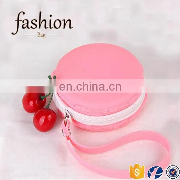 CR Proffesional Sales Team Cheap Fancy Earphone Bag Lovely Round Shape Blue Bulk Wholesale Silicone Coin Purse photo-5