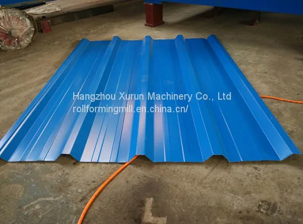 Roof Wall Panel IBR Trapezoidal Roll Forming Machine Metal PPGI Galvanized Steel Profile Lines photo-3