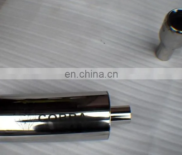 Universal Round Mufflers Titanium Burned Muffler photo-3