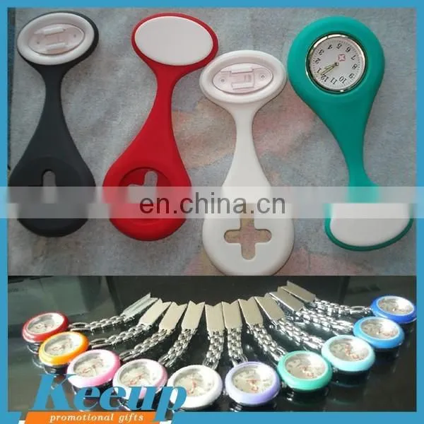 2016 Hot Sale Top Quality Customizable Silicone Brooch Nurse Watch photo-2