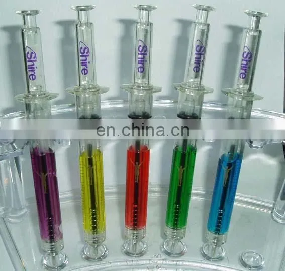 Hot Sale Nurse Lanyard Pen in Syringe Shape Ballpoint Ball Pen photo-4