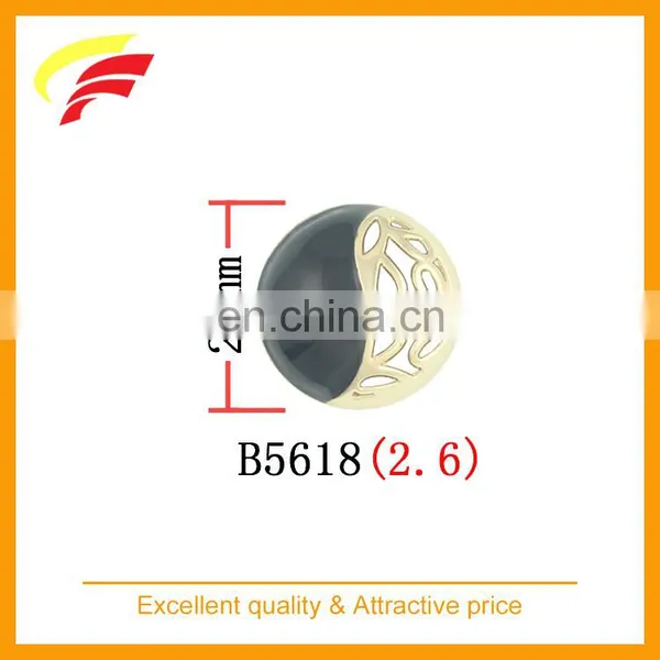 Special Taichi Shape Zinc Alloy Zamak Hand Sewing Button With Enamel