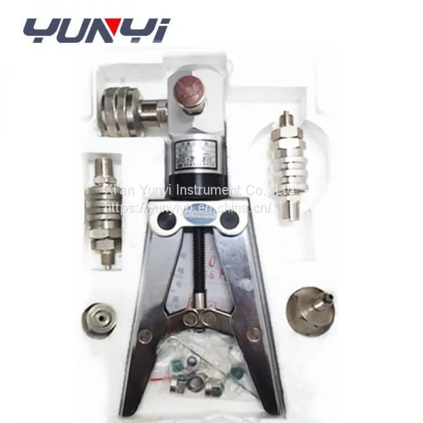 Hand Test Pump Hydraulic Hand Test Pump Pressure Gauge Calibration Equipment Pressure Calibrator photo-3