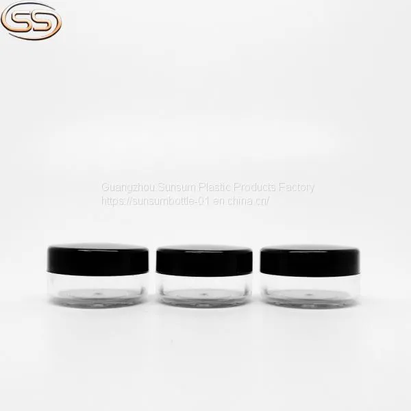 China Manufacturer Minn 10g Clear Plastic Pet Cosmetic Cream Jar