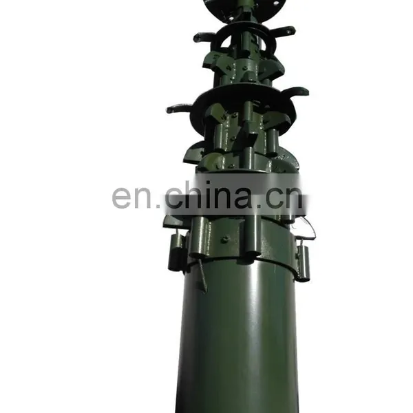 Freezing Conditions Portable Steel Winch up Field Mast for Sports Analysis Lighting Photography and Communications photo-4
