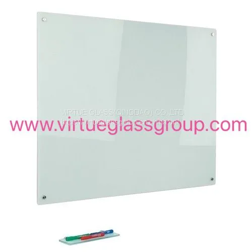 VIRTUE GLASS 4mm-8mm Dry Erase Magnetic Glass White Board photo-2