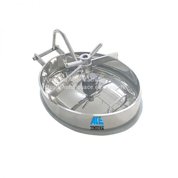 High Quality Stainless Steel Oval,Elliptical Inward Opening Manway For Pressure Tank photo-2