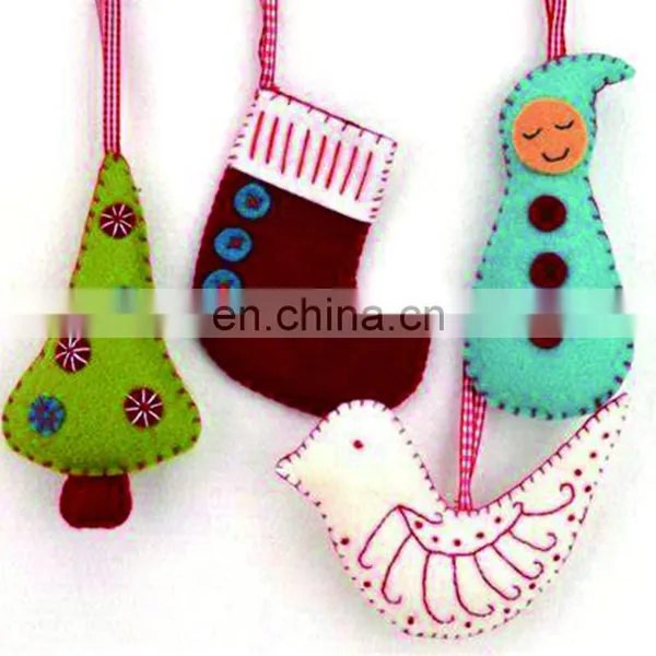 Nonwoven Felt Christmas Tree With Decorations for Children photo-2
