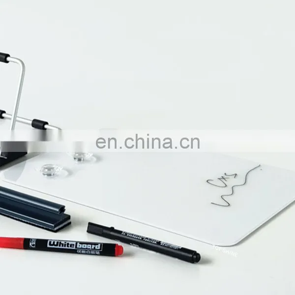 USA Popular Small Size Glass Dry Erase Notpads for Desktop photo-4