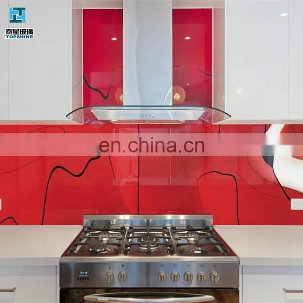 6mm Tempered Kitchen Glass Splash Back With Silk Screen Printing photo-6