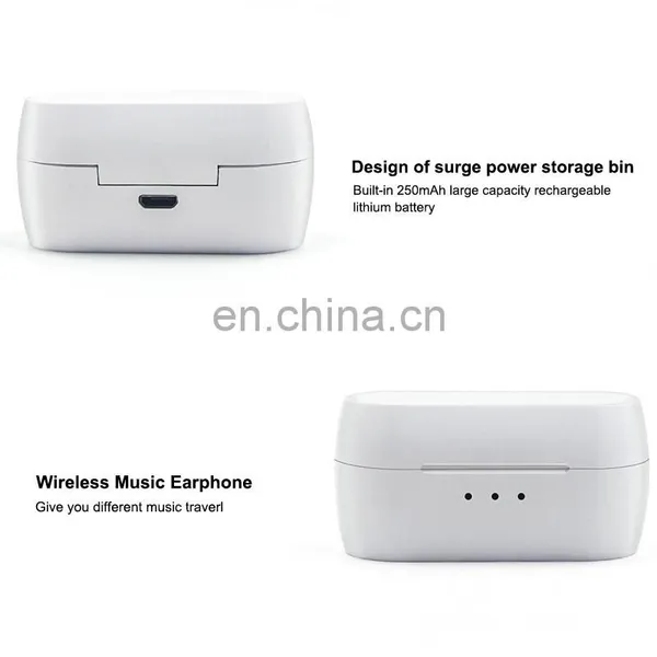 2021 High Quality Design Earphone Touch Siri Mini BT 5.0 Earbuds Headphone With Charging Case photo-4