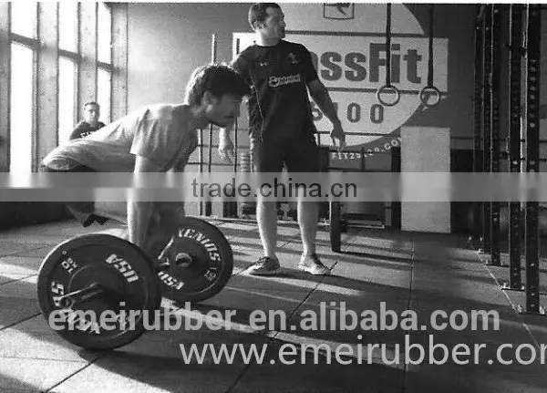 EMEI Gym Rubber Mat With Different Colors photo-2