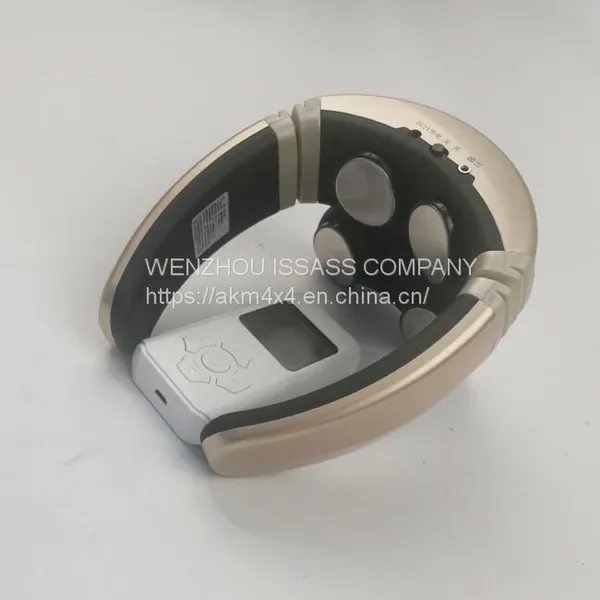 Intelligent Voice Call 3D Neck Massager Remote 2 Level Infrared Heating Pain Neck Care Massager photo-3