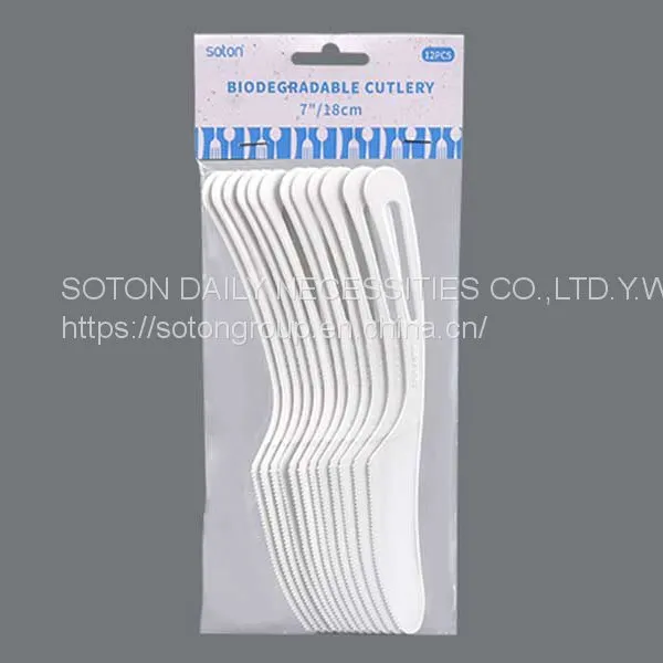 Cornstarch Disposable Cutlery Spoon and Fork Wholesale
