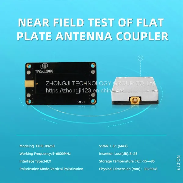 Near Field Test of Flat Plate Antenna Coupler Small for Wifi Power Test 6000MHz photo-5