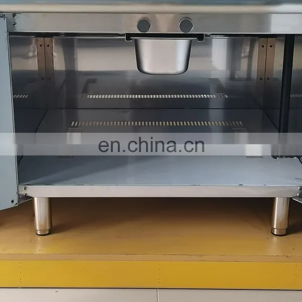 Stainless Steel Gas Griddle With Cabinet(1/3 Grooved)(CE Cerificate) photo-3