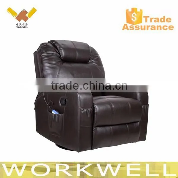 WorkWell Best Selling Cheers pu Leather Sofa Recliner Vibration Massage Sofa Armchair Kw-FU13 Quality Choice photo-2