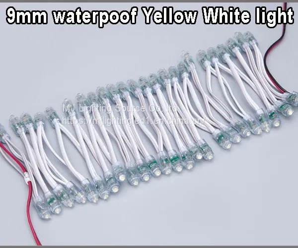 LED Decoration Light 9mm 12mm LED Pixel Strings White Color 5V 12V Lightings For Outdoor Signage photo-4