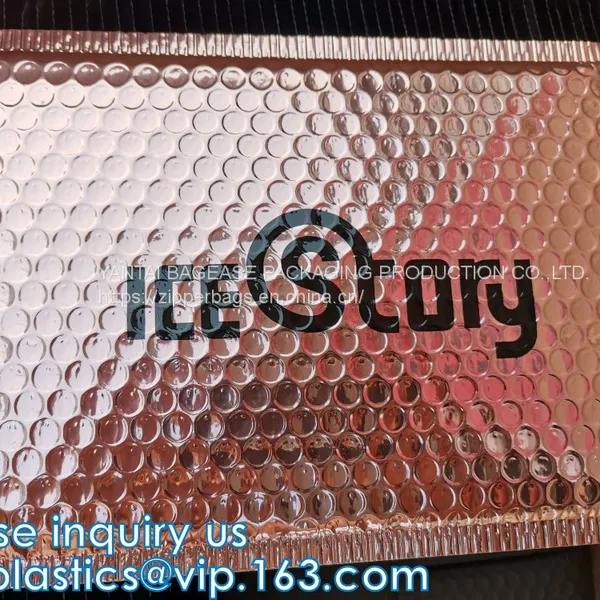 Metallic Bubble Mailer, Custom Bubble Mailer Foil Bubble Mailers Holographic Padded Mailing Satchel Bubble Bag, Bagplast