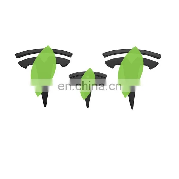 BAINEL Carbon Fiber Exterior Sticker Badge Logo Set For TESLA Model 3/Y 1494950-00-A 1494949-00-A photo-5