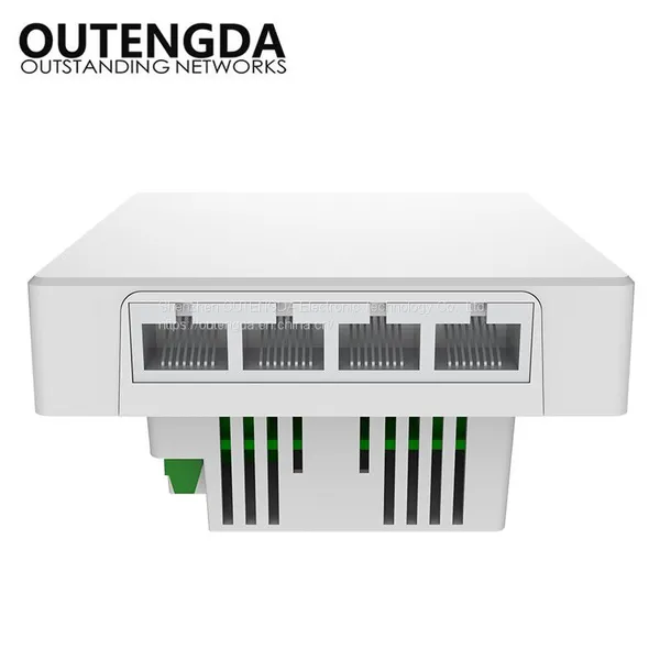 802.11ax Wifi6 in Wall Access Point With Gigabit Lan Support Poe Pwoer Indoor Soho Hotel Enterprise Multi-port Embedded Router photo-2