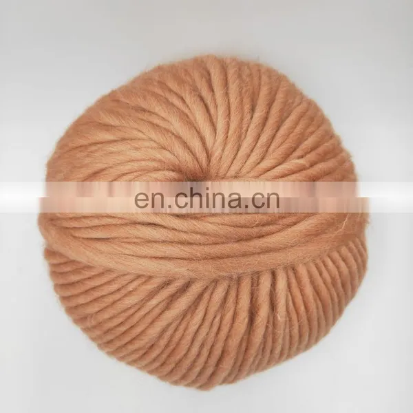 Wholesale Cheap Wool Yarn for Knitting Carpet 8mm Thick Super Chunky Merino Wool Yarn Ready for Shipping photo-2